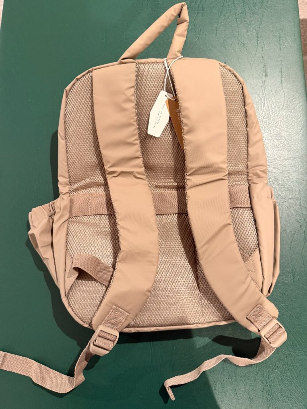 BAGSMART Backpacks for Women, Lightweight Puffer 15" Laptop Backpack in Caramel - Picture 3 of 13